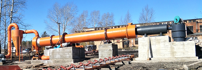 5 t/h Rotary Dryer Plant in Estonia