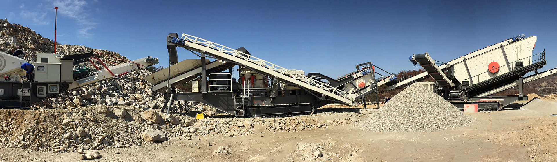 120 t/h Mobile Crusher Plant in Saudi Arabia